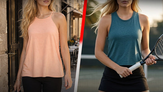 Racerback Tank Top vs Scoop Neck Tank Top