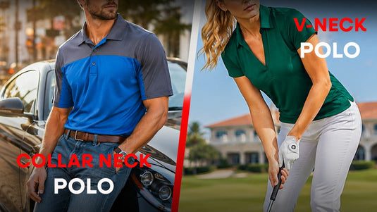 V-Neck polo vs Collar Neck polo