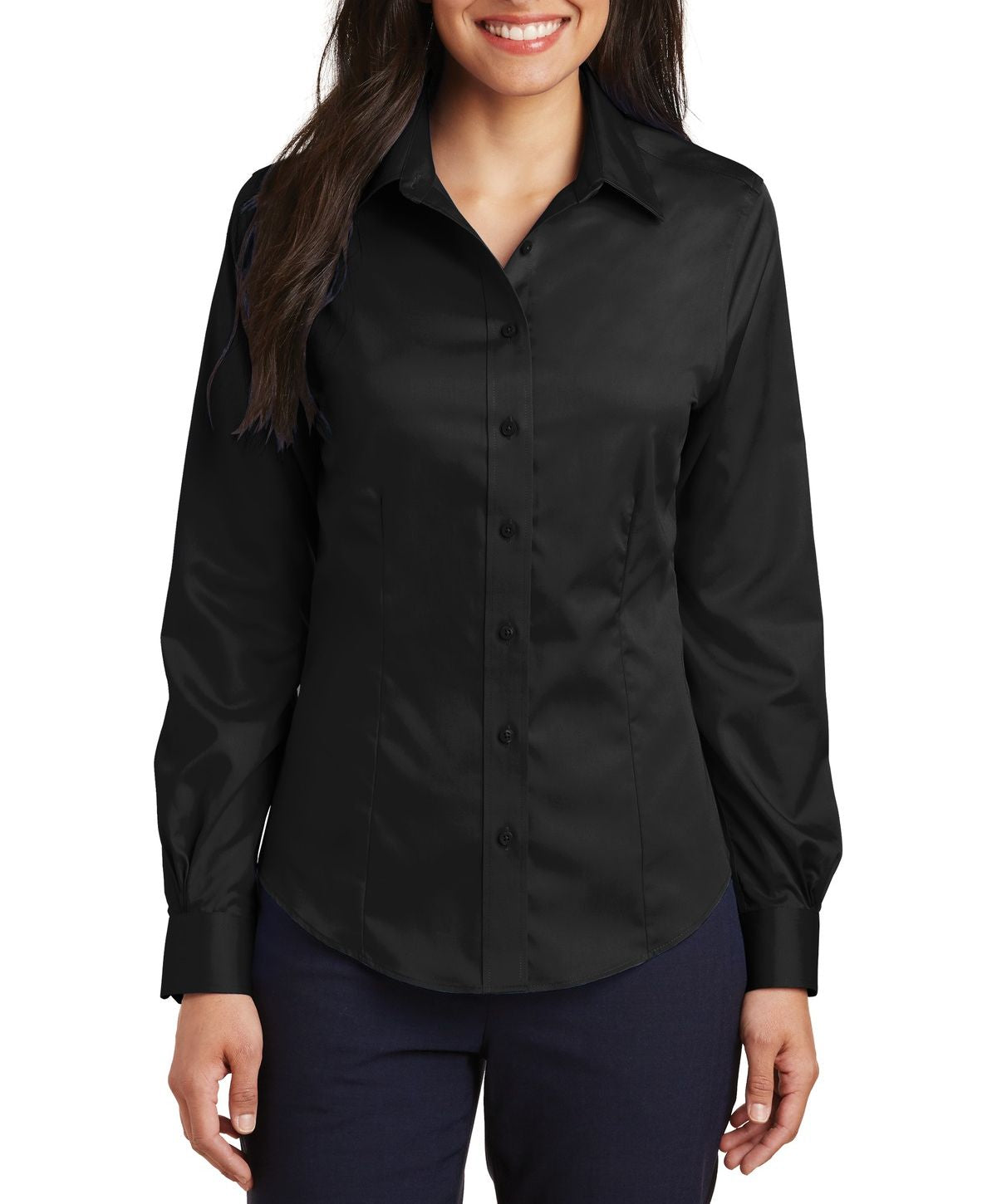 non iron dress shirts women Non-Iron Perfect Shirt - Avenue Stripe