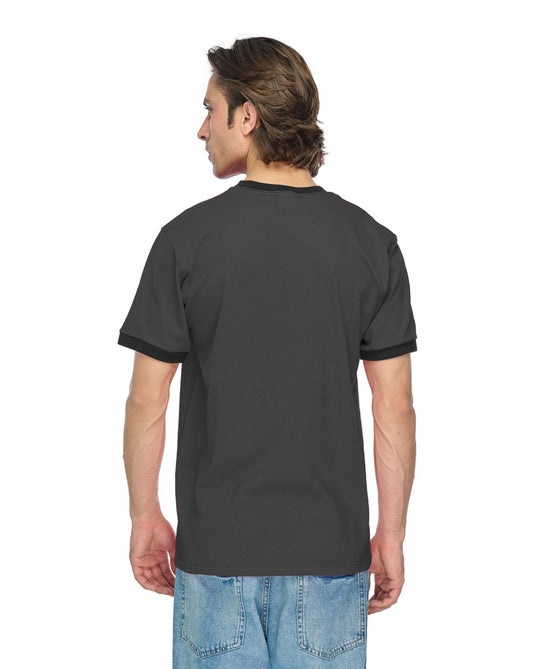 Dark Heather Grey Jet Black