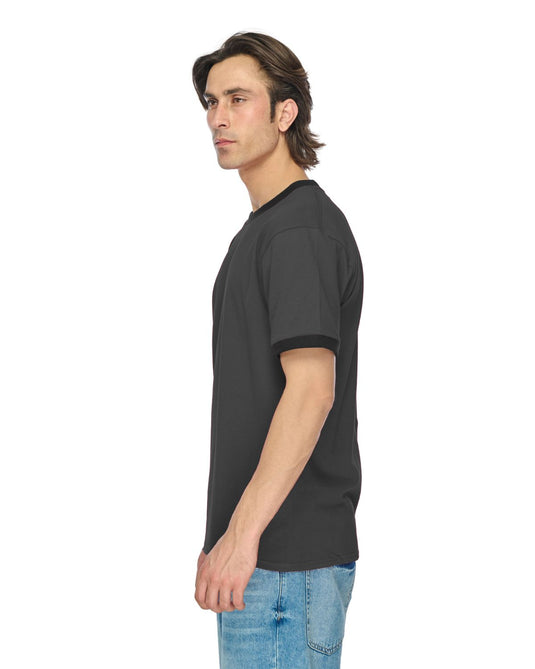 Dark Heather Grey Jet Black