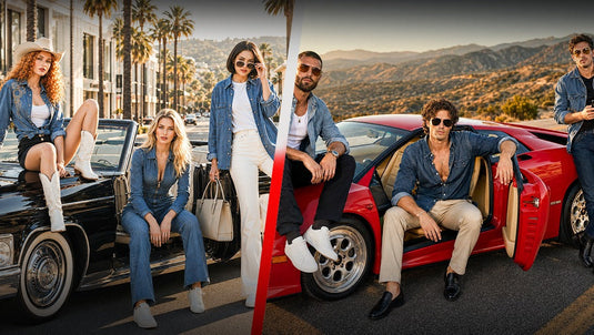 Long-Sleeve Denim Apparel Styles