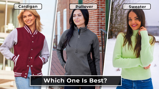 Pullover vs Cardigan vs Sweater