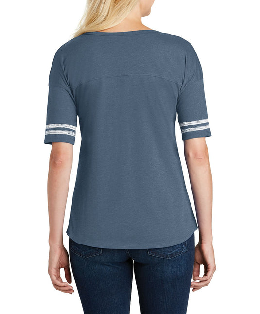 Heathered True Navy/ White