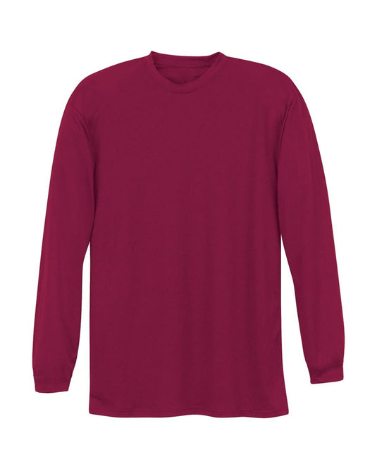 JustBlanks Men's Long Sleeve Cooling Performance Crew Neck T-Shirt